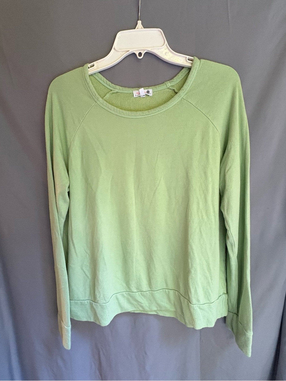 Sundry by Anthropologie Sage Green French Terry Crewneck Sweatshirt